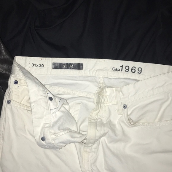 Slim white pants - Picture 2 of 2